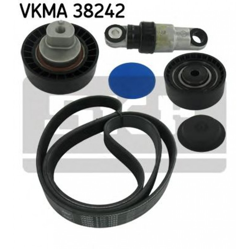 VKMA 38242 SKF Комплект доріжкового ремня (ролик, ремінь)